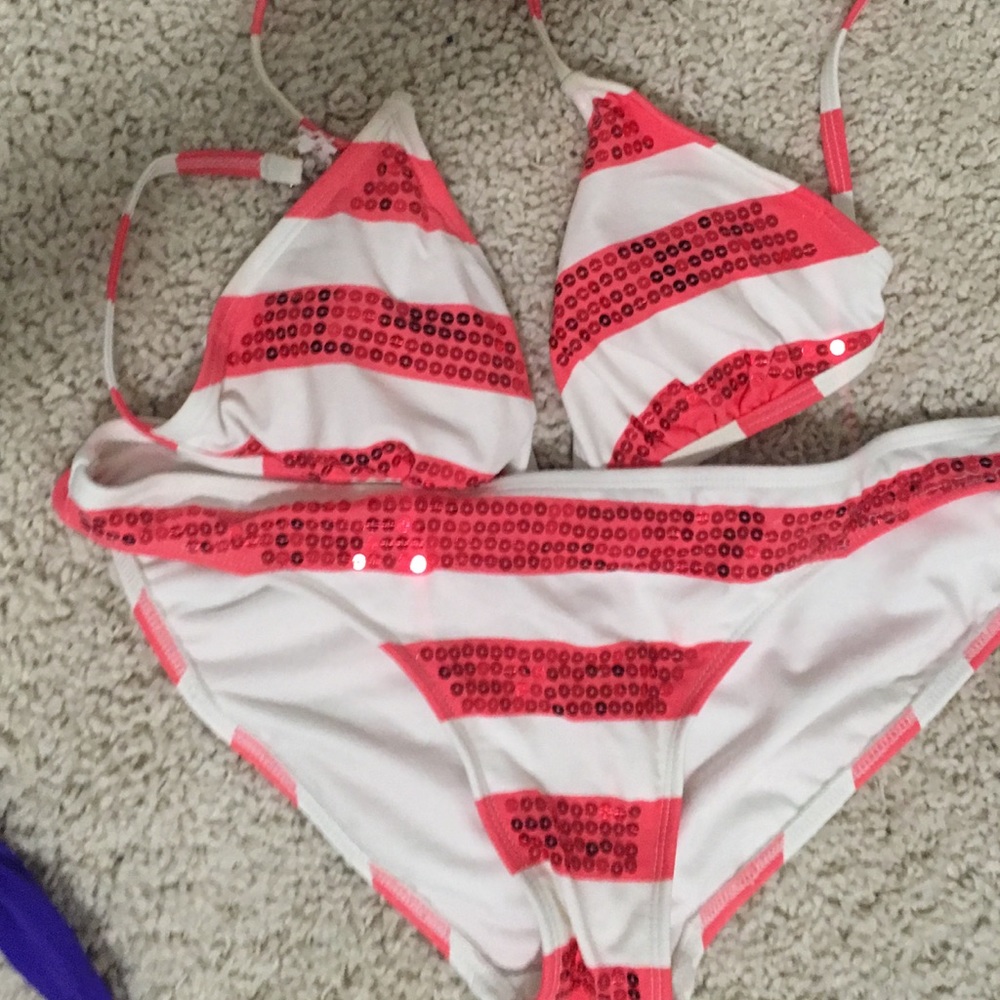 Sparkle and stripes suit